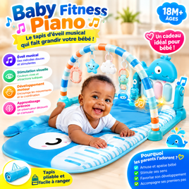 Tapis d’Éveil Musical Baby Fitness Piano – Le Compagnon Idéal pour l’Éveil de Bébé