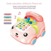 Téléphone Jouet Éducatif pour Bébé avec Musique et Lumières – Voiture Téléphone Interactif