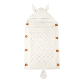 Gigoteuse Bébé Tricotée avec Capuche – Motif Animal – Douce
