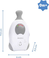 Babyphone Audio Badabulle – Portée 300 m – Veilleuse intégrée