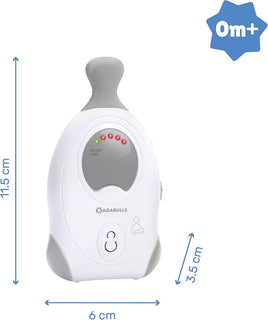 Babyphone Audio Badabulle – Portée 300 m – Veilleuse intégrée