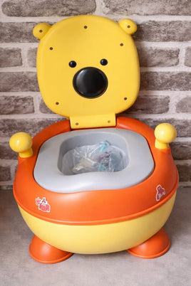 Pot d’Apprentissage Bébé – Ourson Ludique et Confortable