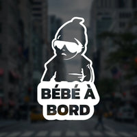 Autocollant voiture Bébé à bord 