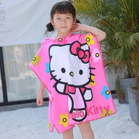 Serviette de plage à capuche pour enfants