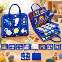 Livre d’Activités Éducatif Montessori – L’univers d’apprentissage nomade ! 🧠🌟