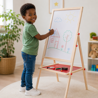 Tableau Double Face pour Enfants – Ardoise; Tableau Blanc avec Accessoires (Copie)