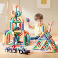 Jeu de Construction Magnétique pour Enfant – Créativité & Imagination