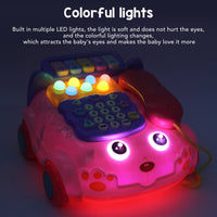 Téléphone Jouet Éducatif pour Bébé avec Musique et Lumières – Voiture Téléphone Interactif