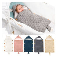 Gigoteuse Bébé Tricotée avec Capuche – Motif Animal – Douce