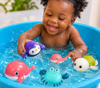 Jouet de Bain flottant Bébé Enfant, Jeux de Bain qui nage pour baignoire piscine..........