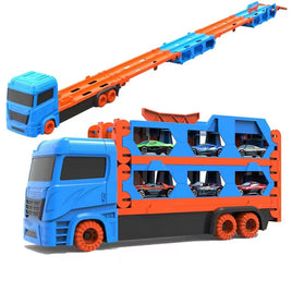 Camion Transporteur avec Mini Voitures et Piste – Jouet Garçon