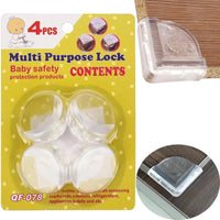 Protection Coins de Table Bébé – Lot de 4 – Transparentv