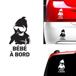 Autocollant voiture Bébé à bord 