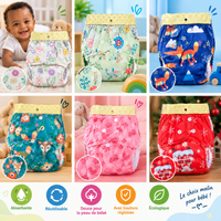 Couche lavable bébé – Réutilisable, confortable et pratique