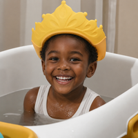 Couronne de Bain Enfant – Fini les Larmes Pendant le Shampooing ! 👑🛁