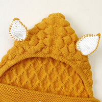 Gigoteuse Bébé Tricotée avec Capuche – Motif Animal – Douce