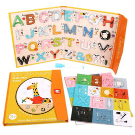 Livre magnetique jeu éducatif en bois apprentissage de l’alphabet