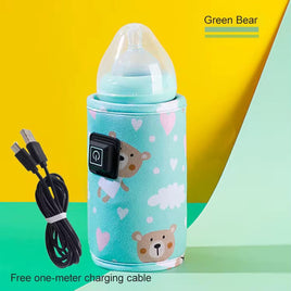 Conservation chaleur Lait Thermostatique pour Bébé Portable de Voyage USB Porte-Biberon