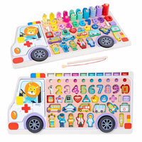 Ambulance puzzle éducatif