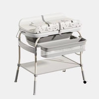 Baignoire Pliable sur pied pour Bébé - table langer 2 en 1