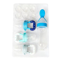 Set de 3 Tétines Grignoteuses + Biberon Cuillère pour Bébé
