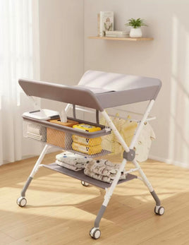 🍼 Table à Langer Pliable avec Rangement Intégré