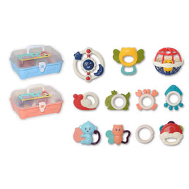 🧸 Coffret de Hochets & Jouets d’Éveil pour Bébé – Set Complet