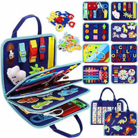 Livre d’Activités Montessori Portable pour Enfants