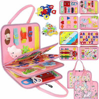 Livre d’Activités Montessori Portable pour Enfants