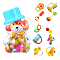 Coffret de Jouets d’Éveil Bébé – Jouets Sensoriels Colorés De 3 mois à 18 mois