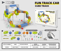 Circuit de voitures de construction 94 pièces – Circuit modulable pour enfant dès 3 ans