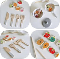 *Dinette en Bois – Set Cuisine Grillade &amp; Brochettes | Jouet Éducatif Montessori* 🍳🍢