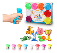 Pâte à modeler de 8 couleurs
