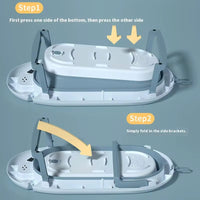 🛁 Baignoire pliable pour bébé avec coussin ergonomique – Confort  avec thermomètre ; sécurité dès la naissance (Copie)