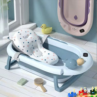 🛁 Baignoire pliable pour bébé avec coussin ergonomique – Confort  avec thermomètre ; sécurité dès la naissance (Copie)
