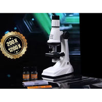 *Coffret Microscope Scientifique pour Enfants – 200x à 1200x avec Accessoires (42x29x9,6 cm)*