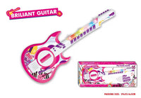 Guitare Électronique pour Enfants – Lumières et Sons – Modèles Rose ou Bleu*