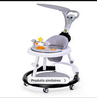 Youpala trotteur pour bébé  Noir  avec poussoir