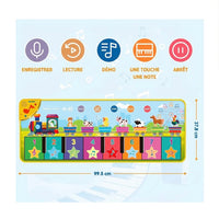 Tapis piano musical