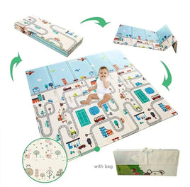 Tapis de jeu réversible motif aléatoire