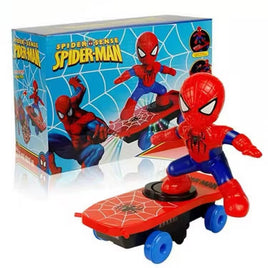 Jouet Spiderman sur Skateboard Lumineux – Figurine Héros Marvel pour Enfants*