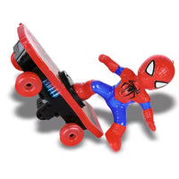 Jouet Spiderman sur Skateboard Lumineux – Figurine Héros Marvel pour Enfants*
