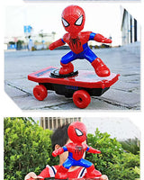 Jouet Spiderman sur Skateboard Lumineux – Figurine Héros Marvel pour Enfants*