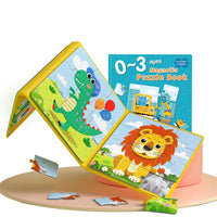 Puzzle 3 faces theme zoo