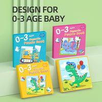 Puzzle 3 faces theme zoo