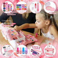 Mallette de Maquillage pour Enfant – Coffret Beauté Complet avec Miroir