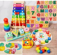 Lot de 9 jouet montessori