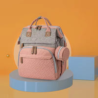 Sac à Dos à Langer 2-en-1 avec Lit Bébé Pliable