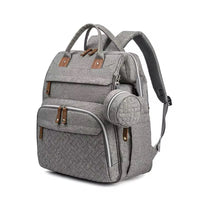 Sac à Dos à Langer 2-en-1 avec Lit Bébé Pliable