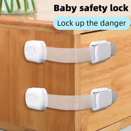 Lot de 5  Verrou de Sécurité pour Meubles - réfrigérateur – Protection Enfant Anti-Ouverture (Copie)